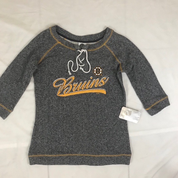 NHL Boston Bruins Women’s Lace-up Pullover - Picture 1 of 3